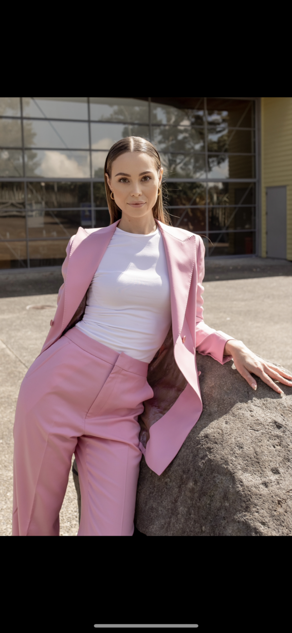 Womens Pure Wool Pink Suit | Dorset Suit Hire